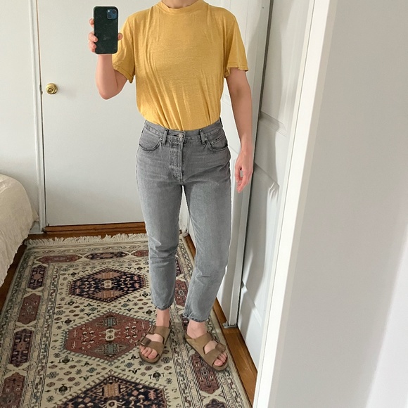 Riley high rise straight Cropped gray size 27 (duplicate) - Picture 4 of 15